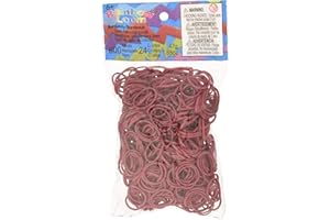 Elastiques Rainbow Loom Marron Bordeaux