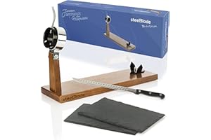 SteelBlade Deluxe Support à jambon en bois