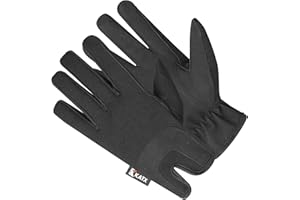Katx Guanti da Equitazione da Uomo e da Donna, Guanti da Equitazione Elasticizzati in Pelle Sintetica Antiscivolo