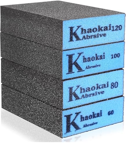 Klingspor Sanding Hand Block - 655 Grit Grey Sanding Sponge 80x50x20mm