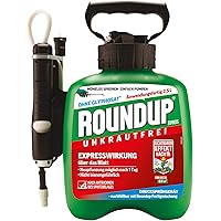 Roundup Express Fertigmischung im Drucksprüher zur Bekämpfung von Unkräutern und Gräsern im Garten, 2,5 L