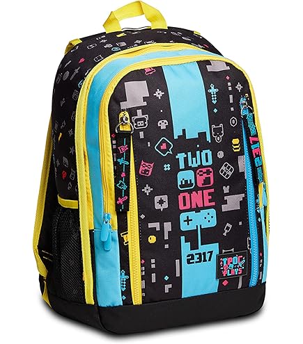 Portapenne Seven BUSTINA ROUND PLUS TWO PLAYER ONE CONSOLE - Astuccio Scuola E Ufficio In Poliestere Stampato - Nero - 6