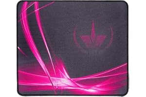 SPYCO Backing PA-141, Gaming Mouse Pad, Surface of 13.8 x 11.4 Inch, 0.12 Inch Smooth Rubber Base, Anti-Slip, Waterproof, No Unravelling, Maximum Fluidity