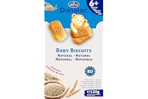 Danalac Biscuits Saveur de Naturelle pour Bébés 6+ Mois 0.12 kg