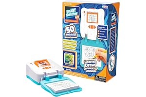 smART Sketcher GO portable creative STEAM toy with Bluetooth connectivity and 50+ art sketching projects with step-by-step guide for each picture