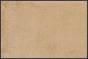 WASH + DRY Wash+Dry Wycieraczka, Sahara 60 x 90 cm, do wewnątrz i na zewnątrz, nadaje się do prania, beżowa