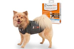 ThunderShirt Gilet Relaxant pour Chiens. Rassure Lors de Situations stressantes. Méthode Douce et Naturelle. Existe en 5 Tailles. Gris.