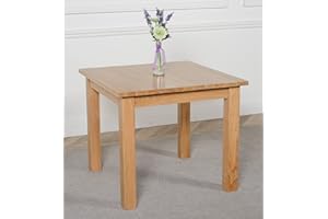 Oak Furniture King Oslo 90 x 90cm Small Square Dining Table for 4 Seat Dining Table