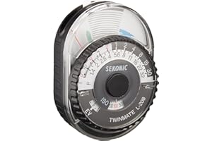 Sekonic SE L208 Esposimetro Serie Twinmate Lettura Ambiente per Fotografia, Nero