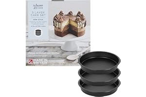 Wham Set per torta arcobaleno a 3 strati, 20 cm x 3,5 cm ogni strato