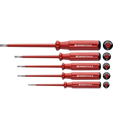 PB Swiss Tools 1/4" Pozidriv PrecisionBit #3 Long - Nanocoated Bit For Power Tools