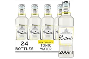 Britvic Indian Tonic Water - Low Calorie Drink - Pack of 24 x 200ml