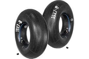 MOOVMOOV 2 Inner Tubes 19x7-8 | Compatible with Tyres 18x6.50 to 19x7-8 inches - Universal Size Straight Valve TR13 - For Quad Bikes, Lawn Mowers, Vans, Tractors, Golf Carts, and Others.