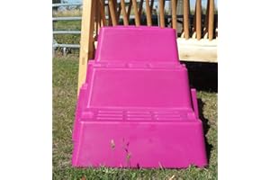Brama West Aufstiegshilfe 3 Stufen mit Hindernissauflage (Pink)