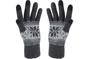 VENI MASEE VENIMASEE Guanti invernali touch screen da neve guanti termici uomo donna