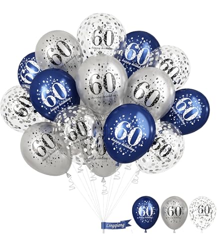 Unique Party 90305 Festone in Foil, per 13° Compleanno, Blu