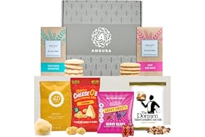 A AMOUSA Diabetic Hamper – This Sugar Free Set/Low Sugar Gift Set Includes Biscuits, Sweets, Nuts & Candy Floss – Diabetic Gifts for Men & Women – Sugar Free Hamper Ideal For Anyone Following a SF Diet