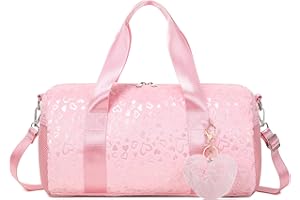 JUMPOPACK Sac de Danse Fille Sac Sport Enfant Sac a Main Enfant Fille Sac Voyage Enfant Fille avec Compartiment Poche Humide