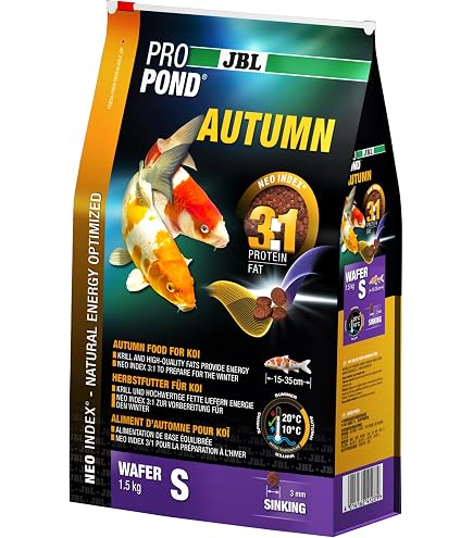 JBL Sommer Doublure Koi Flottante S – 1000 G – Perles 3 Mm – 28% Protéines – Aliment Été 20-30°C – Pour Koïs 15-35 Cm