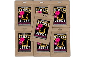 BEN JACOBS Beef Jerky Hawaiian Teriyaki 6x50g, bœuf nourri à l'herbe autrichien de qualité supérieure, sans additifs ni conservateurs (Hawaiian Teriyaki)