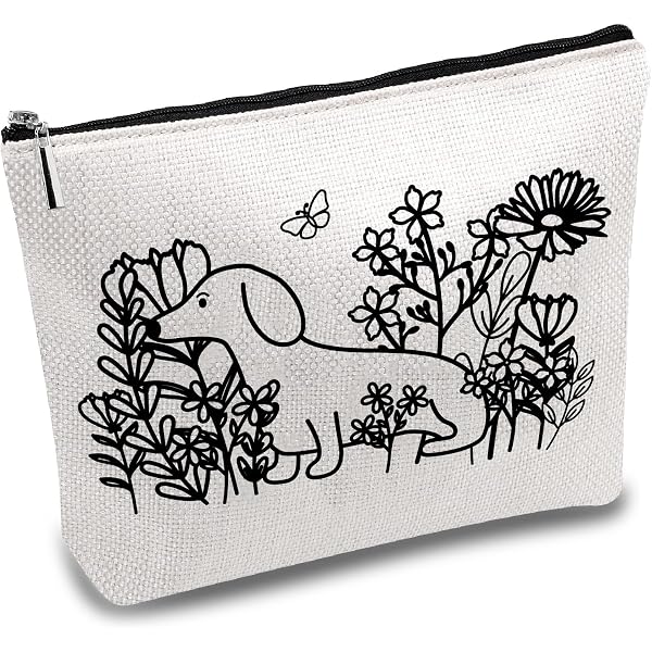 HUGS IDEA Kosmetiktasche Mit Boston Terrier Print – Trendy, Geräumig & Wasserabweisend