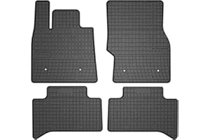 MOTOS Tappetini in gomma per auto adatto per Alfa Romeo Stelvio dal 2016 Migliorare il comfort di viaggio con il tappetino antiscivolo per auto