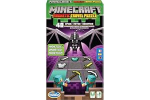 ThinkFun Minecraft Travel Puzzle logiczna gra logiczna dla 8-letnich dzieci - logika i rozwiązywanie problemów