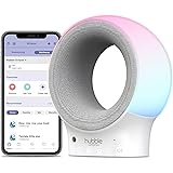 Hubble Connected Eclipse Monitor audio Wi-Fi intelligente e succhietto con luce notturna a 7 colori, SleepTrainer, ninne nann