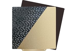 IdeaFormer Foglio PEO liscio+PEI strutturato 310x320mm, Piastra magnetica in acciaio per molle PEO+PEI per Ender 3 Max, Ender 3 Max Neo, CR-10 V2, CR-10 V3, CR-10S Pro, CR-X, CR-10 Pro V2