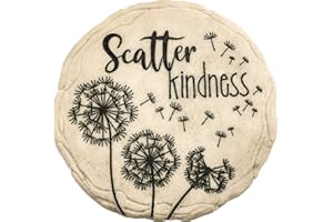 Spoontiques - Garden Décor - Scatter Kindness Stepping Stone - Decorative Stone for Garden