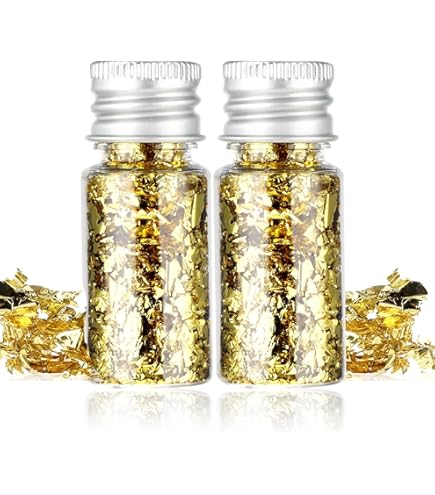 BOULESENM 3PCS Bouteilles De Feuilles D'or Pour Gâteaux