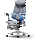 Hbada E3 Pro 2026 Edition Ergonomic Office Chair with Lumbar Support 3 Zones, Headrest and Arms 4D Adjustable, Mesh Chair Rec