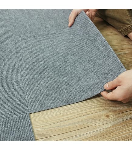 Tapijttegels, zelfklevend, 30 x 30 cm, 10 stuks, 0,9 m², tapijttegels