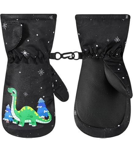 Mecctuck Kinder Skihandschuhe - Wasserdichte Winterhandschuhe Für Jungen & Mädchen 5-10 Jahre