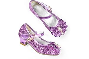 JerrisApparel Dziewczęce buty księżniczki Mary Janes na wesele, urodziny, imprezę