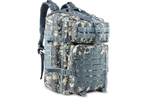 Delgeo Mochila Tactica 45L Militar, Gran Capacidad Mochila Crossfit, Plegable Impermeable Mochila Para Montañismo,Senderismo,Camping y Viajes