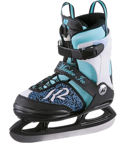 K2 Alexis Ice BOA FB Pattini Da Ghiaccio Donna – Grigio/Blu – Modello Morbido Con Allacciatura Boa E Thinsulate