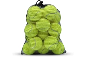 SHYUJAJIE Palline da tennis, confezione da 20 palline da tennis per allenamento, ad alta elasticità, per principianti, esercizio fisico per cani