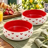 EVANILIFE El Yapimi Seramik Salata Kasesi, Yulaf Granola ve Kahvaltı Kasesi, Sağlıklı Beslenme ve Diyet Kabı, Smoothie Bowl, 