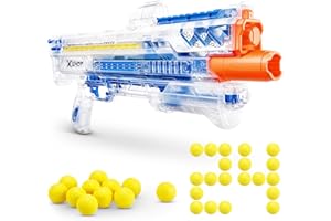 XSHOT Chaos Meteor Blaster Pack with 24 Rounds by ZURU, Dart Blaster Outdoor Toy Guns with Easy Reload & Rapid Speed for Boys, Kids and Adults aged 14+