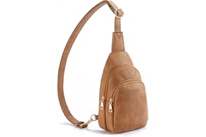 Telena Sling Bag torba na klatkę piersiową, crossbody, damska skóra PU, sportowa torba na ramię, mała torebka na brzuch, stylowa