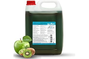 ICE BÄR Slush Sirop 12 variétés fruitées 5 litres de concentré | saveur pomme kiwi | Slushy Maker Ice pour machine à glace pour sirop de boisson DIY