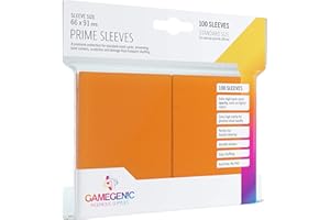 Gamegenic GGS11023ML Prime Sleeves (100-Pack), Orange