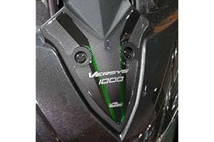 Resin Bike naklejki moto kompatybilne z Kawasaki Versys 1000 Grand Tour 2017-2025. Ochrona przednich cz??ci przed uderzeniami i zarysowaniami. Naklejka 3D z ?ywicy - Zielona metaliczna.