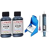 Red Star Ink Refill kit Suitable for HP 46, 678, 680, 682, 802, 803, 805, 818, 901 Black Ink Cartridge with 120 ml Ink, Ink S