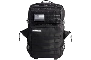 ELITRAINX Sac à dos tactique militaire imperméable pour sport, cabine avion, gymnase, extérieur, crosstraining by ELITEX TRAINING 25L