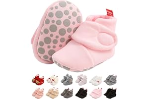 EDOTON Botines de Bebé,Invierno Suave Algodón Unisexo Antideslizante Bebé Zapatos Navidad Primero Cumpleaños Regalo