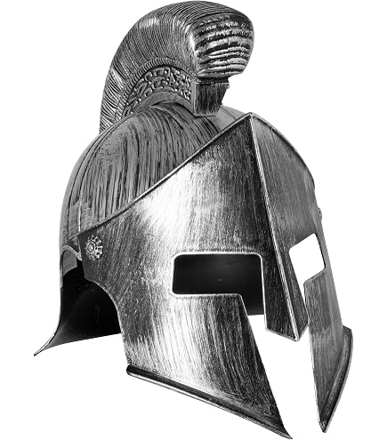W WIDMANN MILANO Party Fashion - Adult Roman Helmet | Antique gladiator headpiece for historic costumes, carnival and theme parties