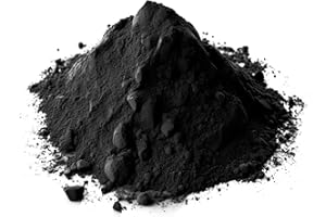 @tec Pigmentpulver, Eisenoxid, Oxidfarbe - 100g im Beutel Farbpigmente, Trockenfarbe für Beton, Epoxidharz + Wand - Farbe: schwarz/black