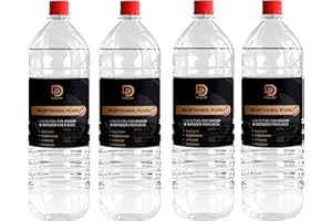 Primes DIY Premium Bioethanol Fuel – Clean-burning, high-purity liquid for fire pits, fireplaces, stoves, and tabletop burners. Safe for indoor & outdoor use. (4 litre)